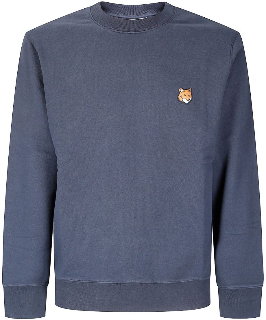 Maison Kitsuné Maison Kitsune' Sweaters Blue Blauw