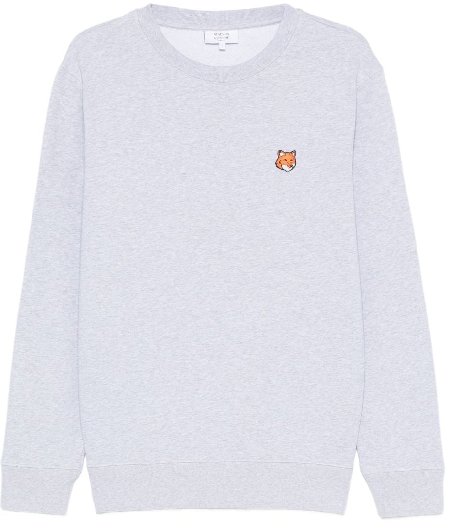 Maison Kitsuné Maison Kitsune' Sweaters Grey Grijs