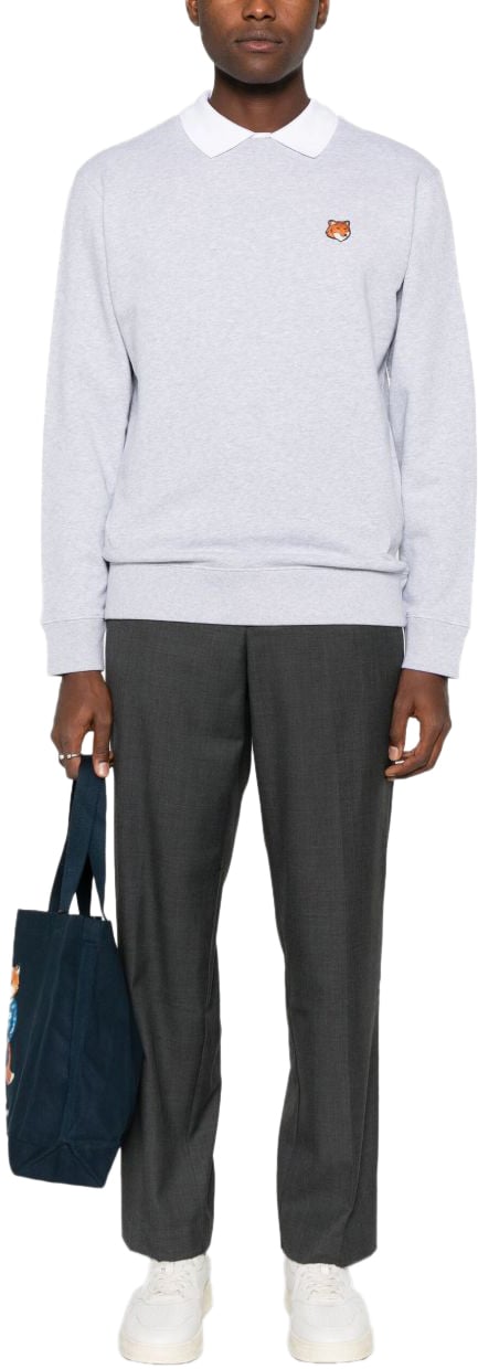 Maison Kitsuné Maison Kitsune' Sweaters Grey Grijs