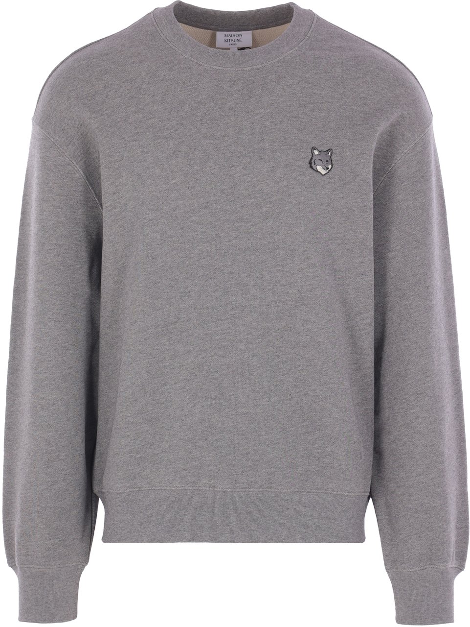 Maison Kitsuné Maison Kitsune' Sweaters Medium Grey Melange Grijs