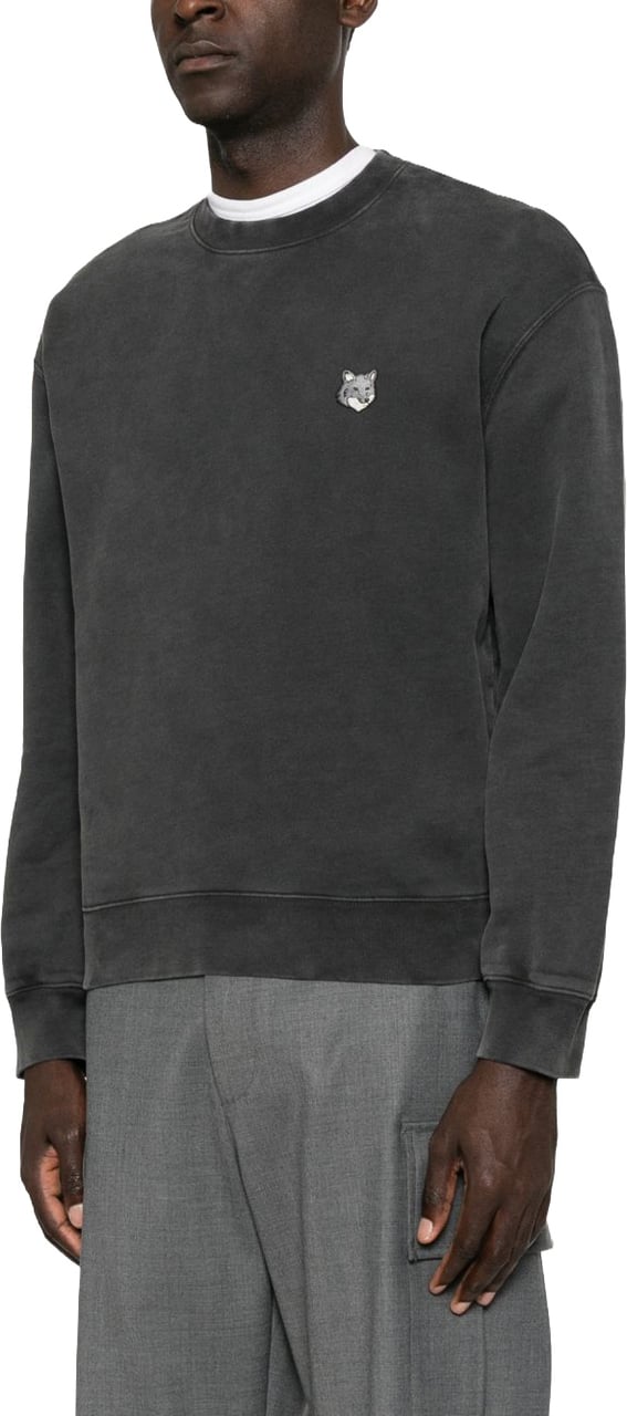 Maison Kitsuné Maison Kitsune' Sweaters Black Donkergrijs