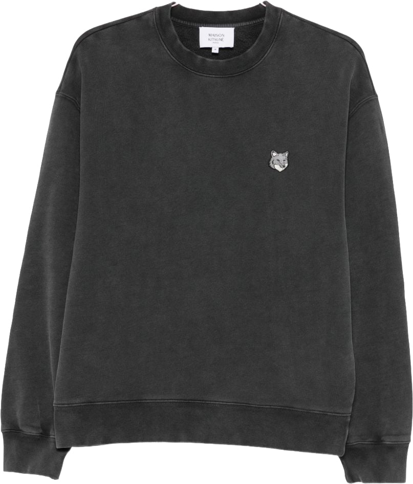 Maison Kitsuné Maison Kitsune' Sweaters Black Donkergrijs