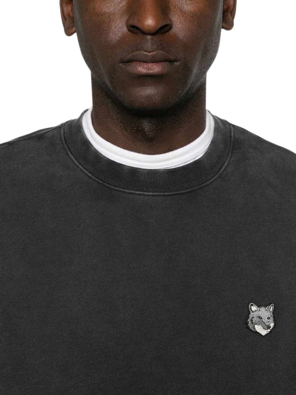 Maison Kitsuné Maison Kitsune' Sweaters Black Donkergrijs