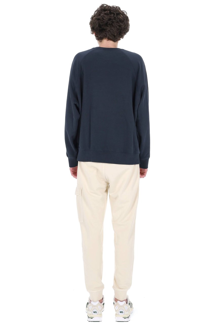 Maison Kitsuné Oversized Fox Head Cotton Sweatshirt Zwart