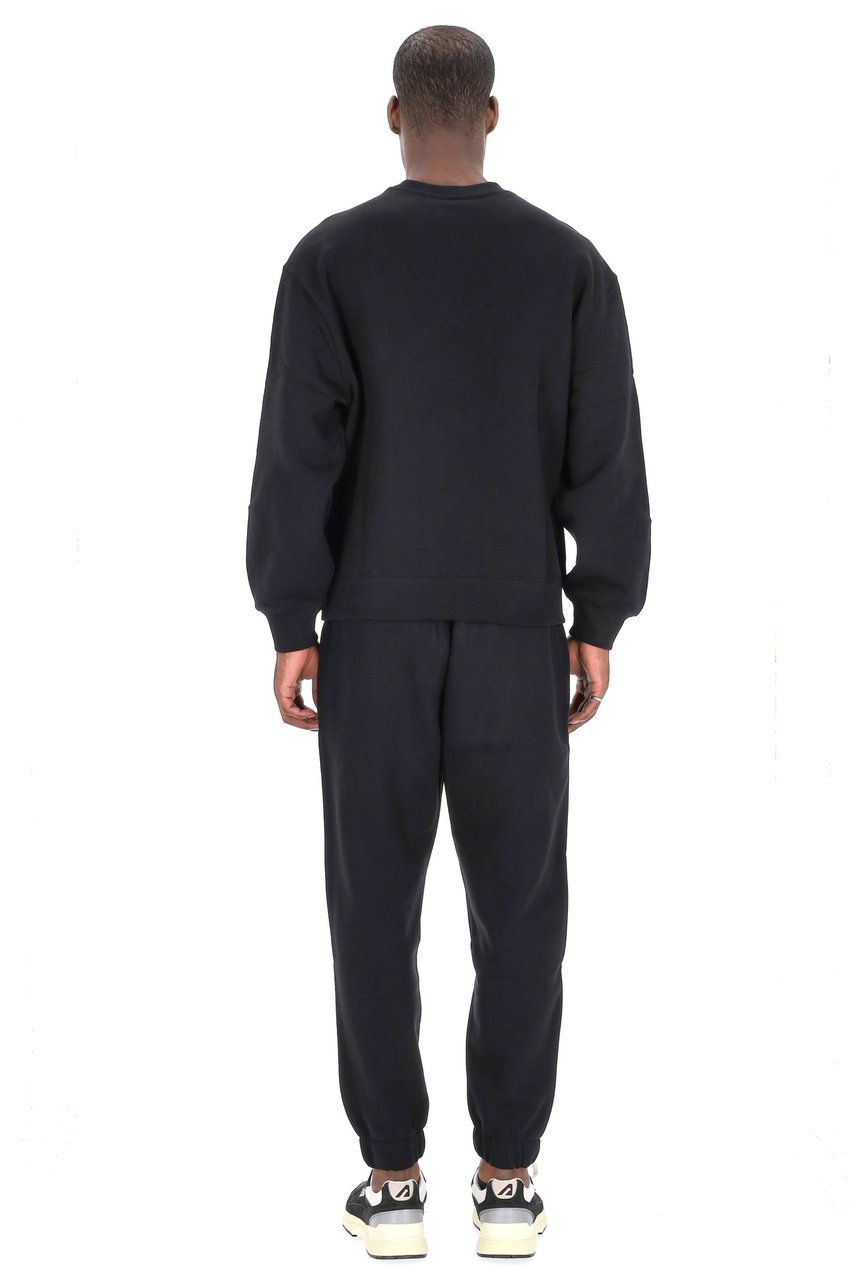 Maison Kitsuné Fox Crewneck Sweatshirt Regular Fit Zwart