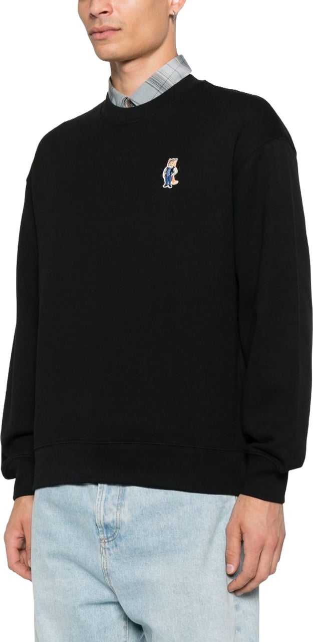 Maison Kitsuné Maison Kitsune' Sweaters Black Zwart
