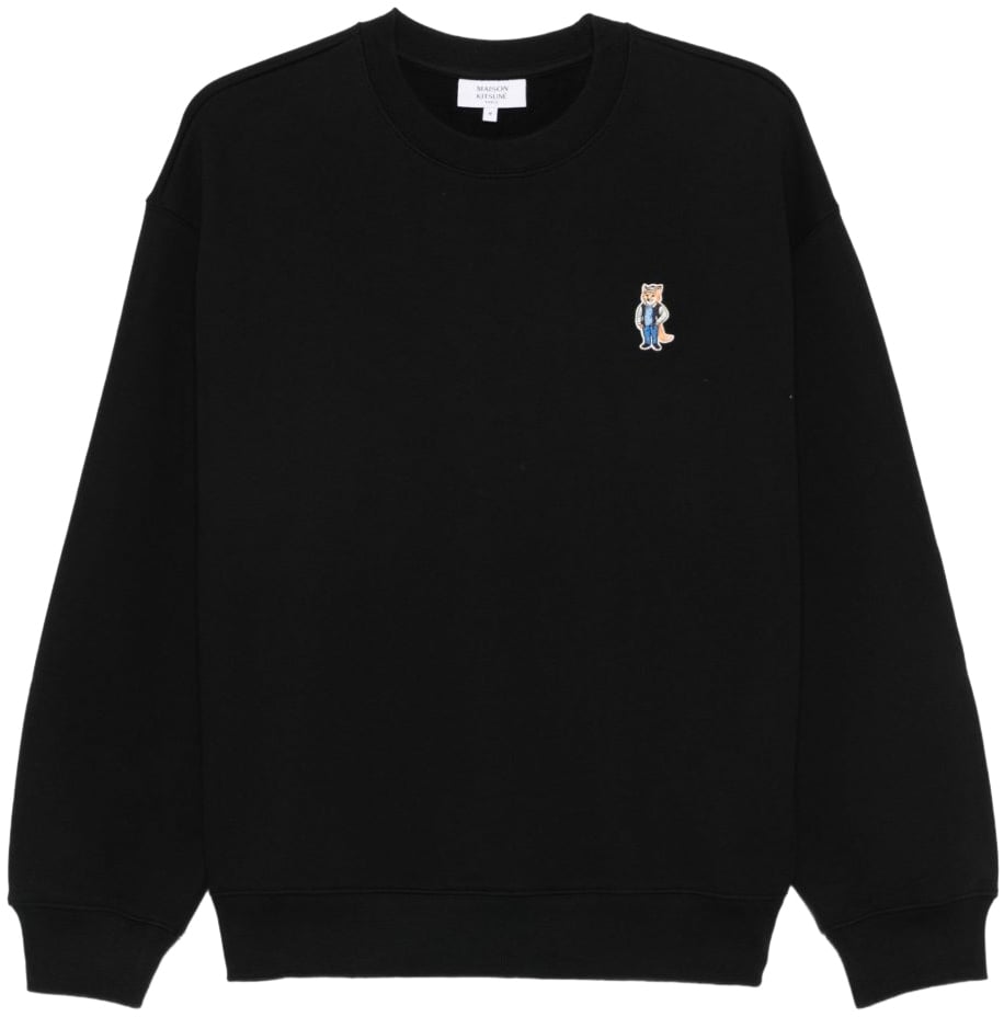 Maison Kitsuné Maison Kitsune' Sweaters Black Zwart
