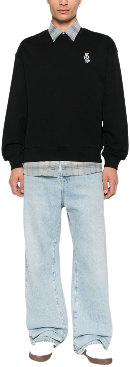 Maison Kitsuné Maison Kitsune' Sweaters Black Zwart
