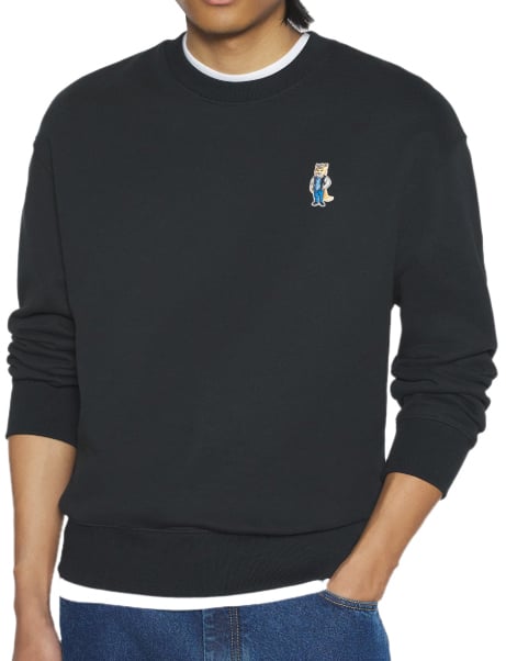 Maison Kitsuné Maison Kitsune' Sweaters Black Zwart