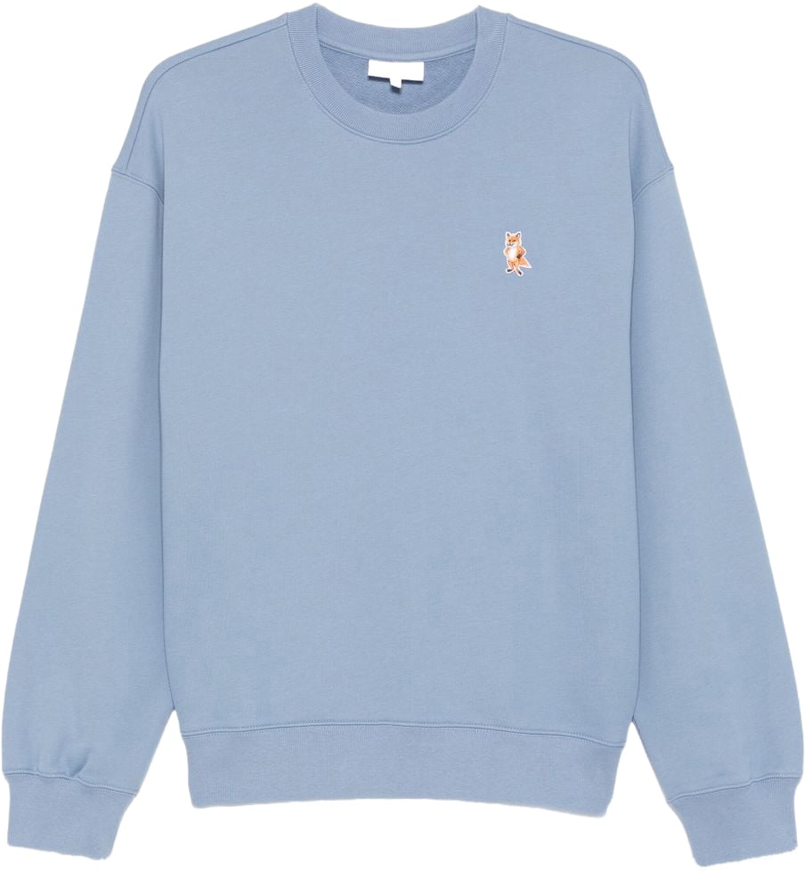 Maison Kitsuné Maison Kitsune' Sweaters Clear Blue Blauw