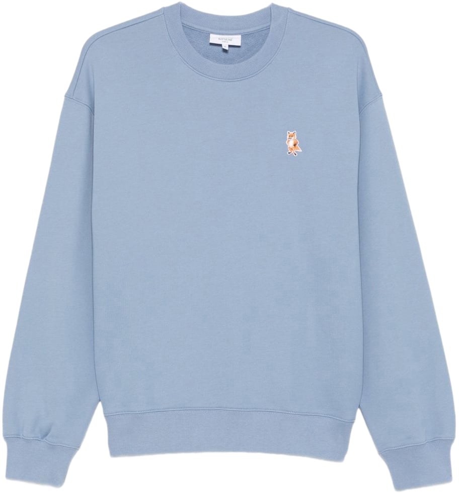 Maison Kitsuné Maison Kitsune' Sweaters Clear Blue Blauw