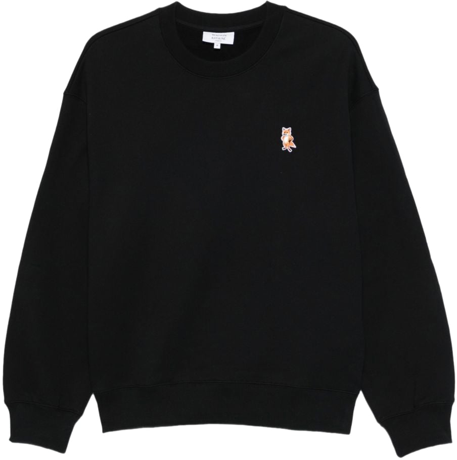 Maison Kitsuné Maison Kitsune' Sweaters Black Zwart