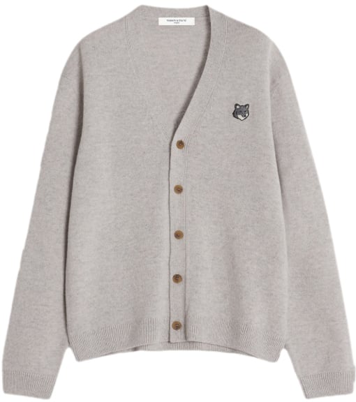 Maison Kitsuné Maison Kitsune' Sweaters Grey Grijs