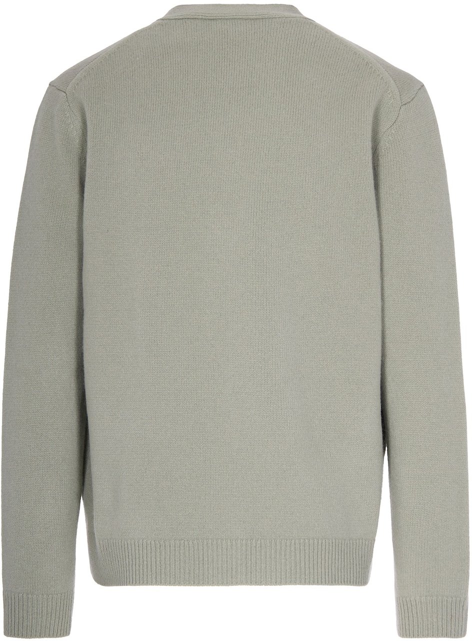 Maison Kitsuné Maison Kitsune' Sweaters Sagegreenecru Groen