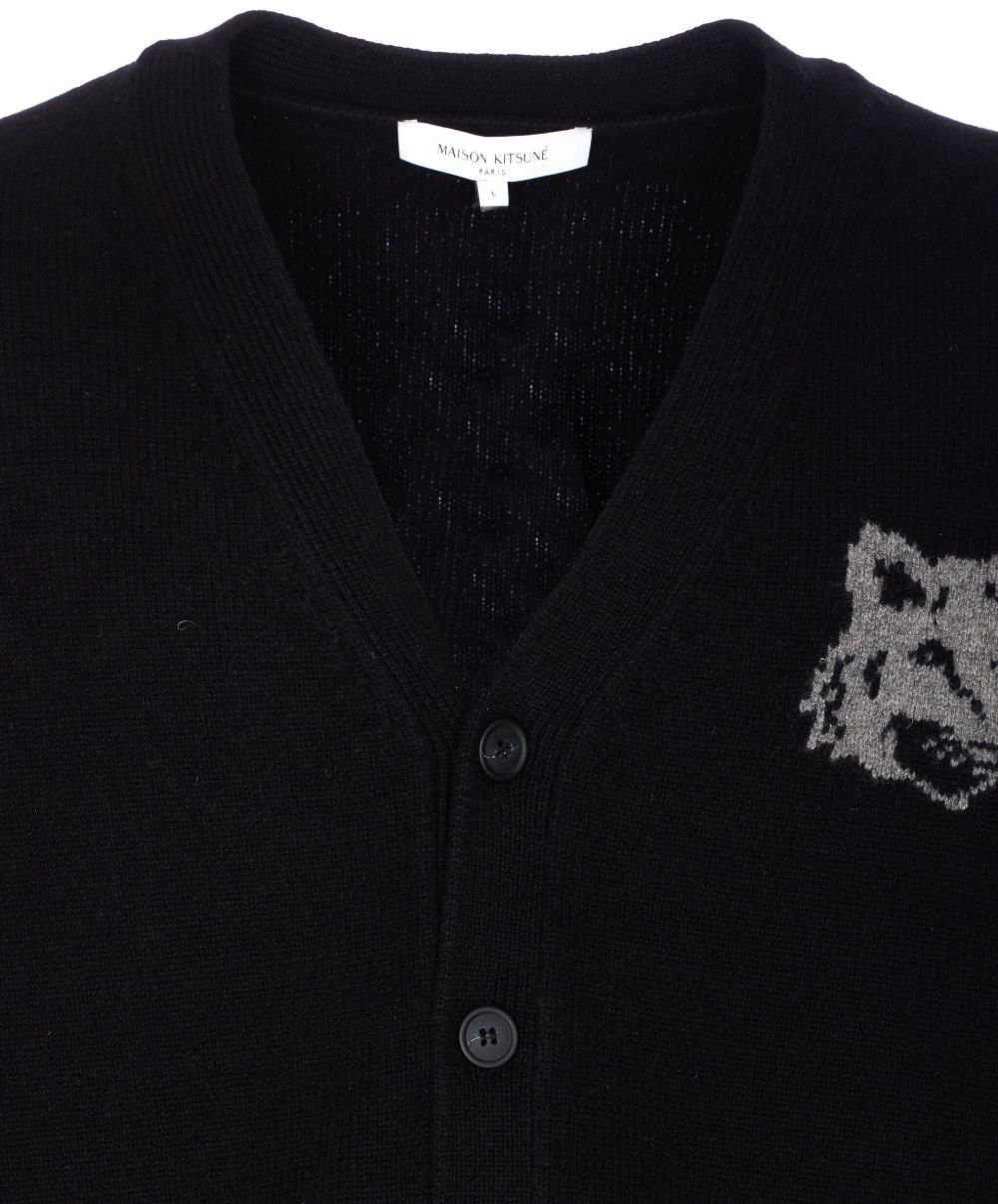 Maison Kitsuné Maison Kitsune' Sweaters Black Zwart