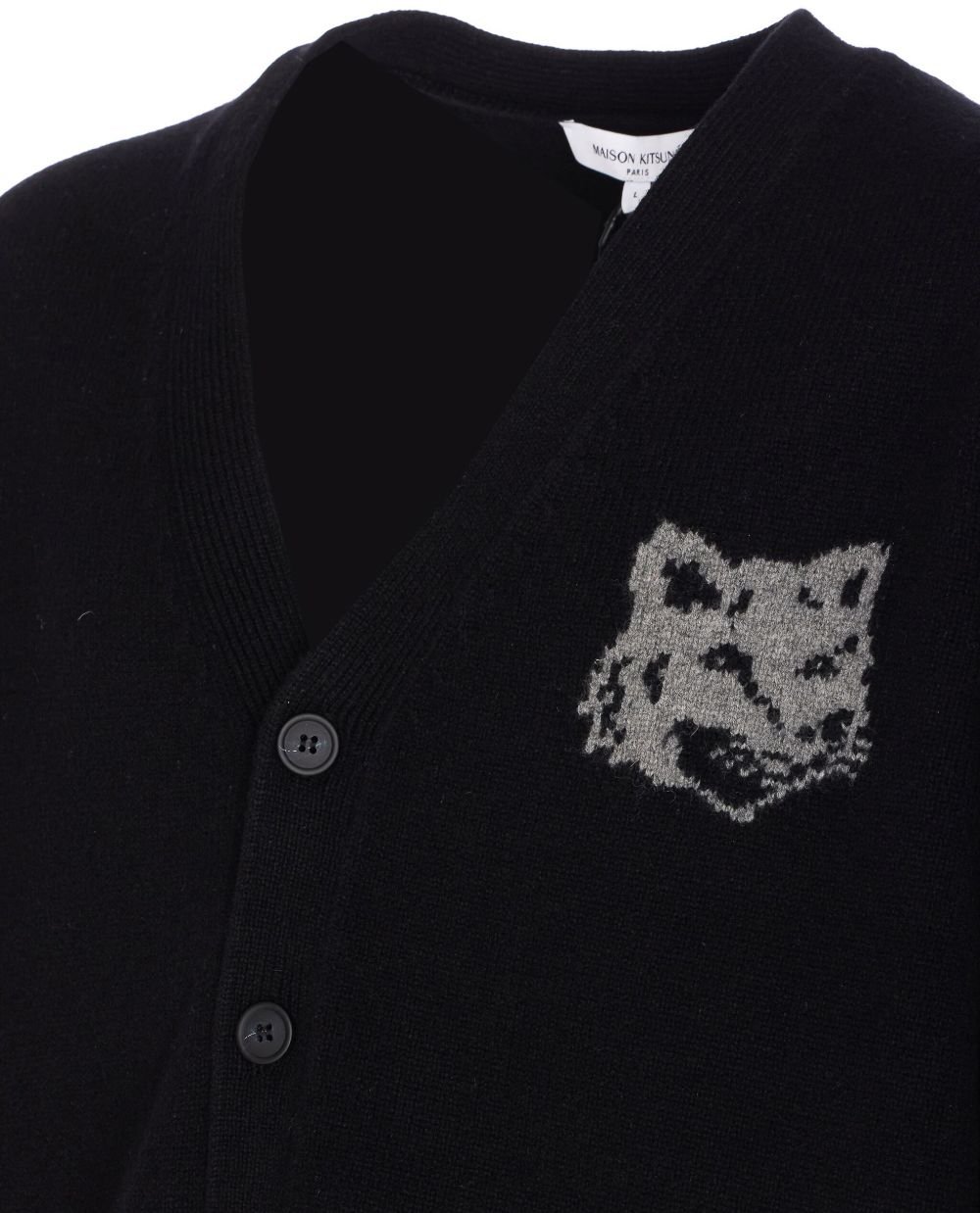 Maison Kitsuné Maison Kitsune' Sweaters Black Zwart