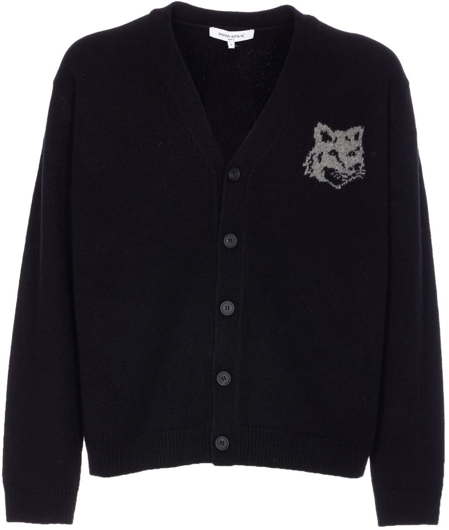 Maison Kitsuné Maison Kitsune' Sweaters Black Zwart