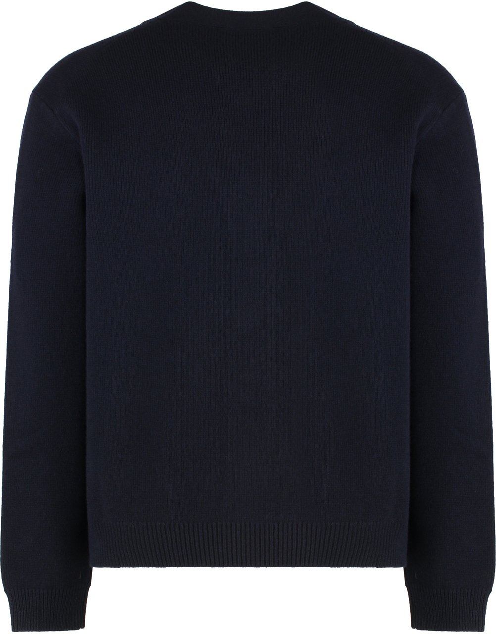 Maison Kitsuné Cardigan in wool Blauw
