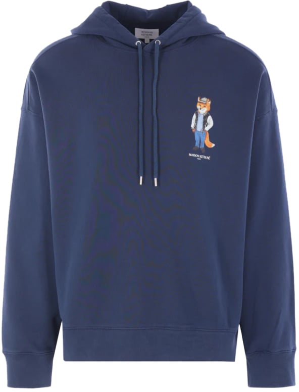 Maison Kitsuné Maison Kitsune' Sweaters Blue Blauw