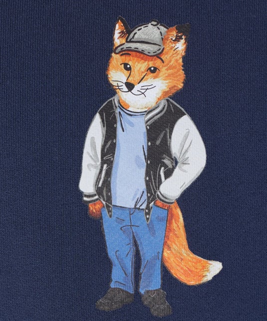 Maison Kitsuné Maison Kitsune' Sweaters Blue Blauw