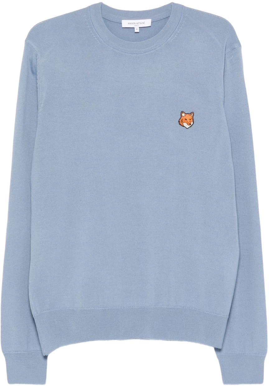 Maison Kitsuné Maison Kitsune' Sweaters Clear Blue Blauw