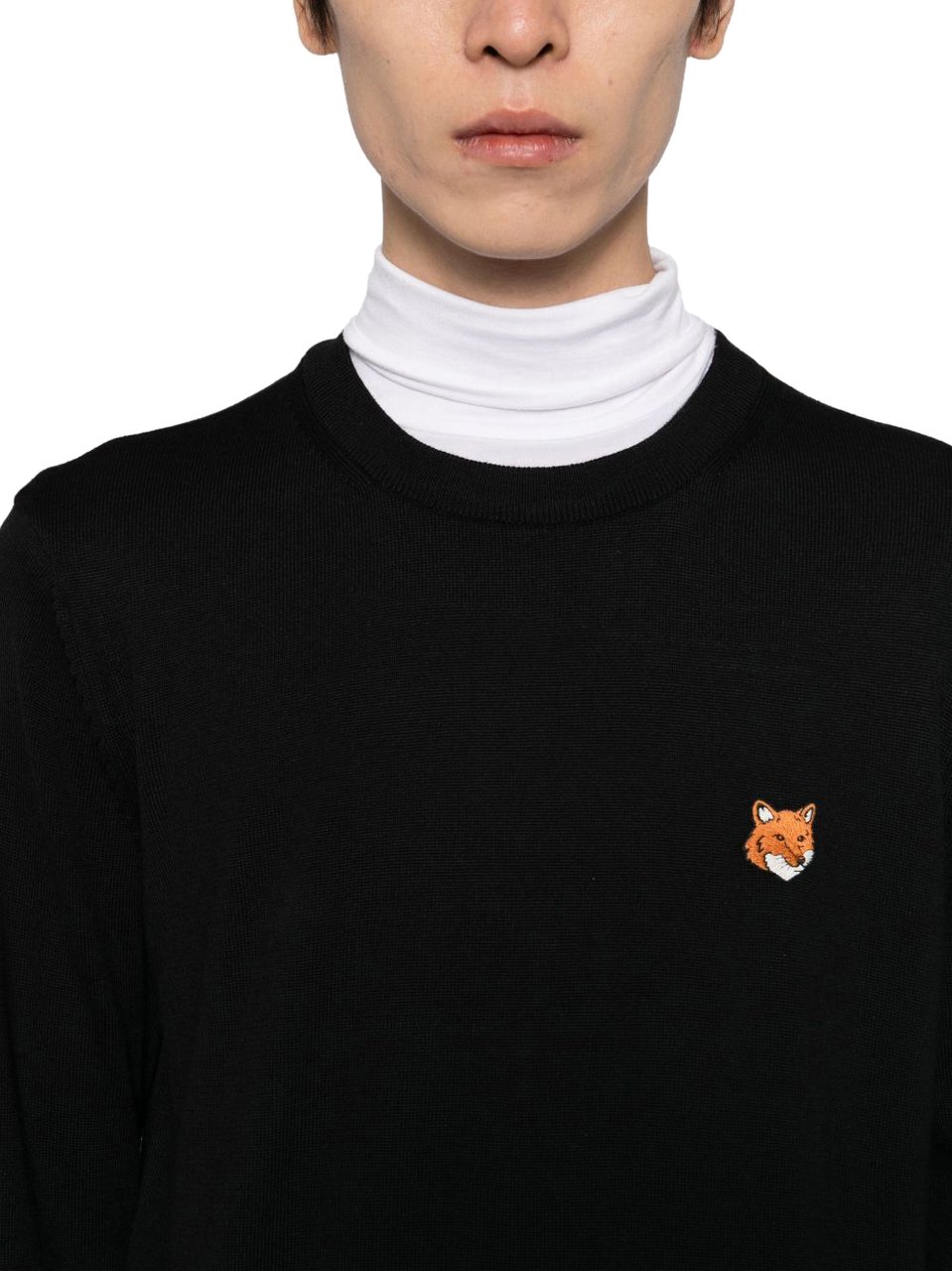 Maison Kitsuné Maison Kitsune' Sweaters Black Zwart