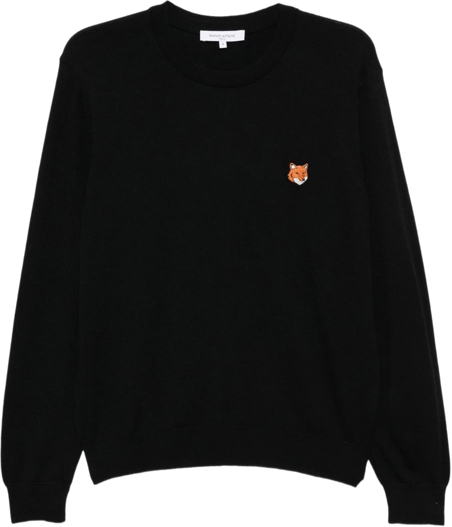Maison Kitsuné Maison Kitsune' Sweaters Black Zwart
