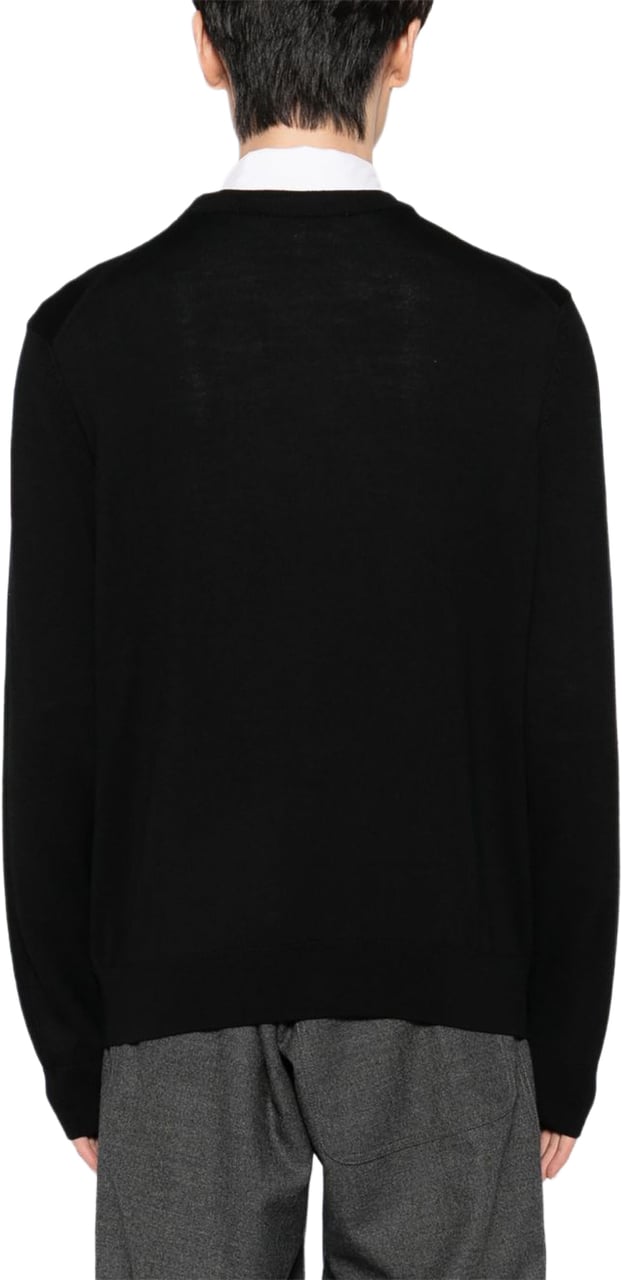 Maison Kitsuné Maison Kitsune' Sweaters Black Zwart