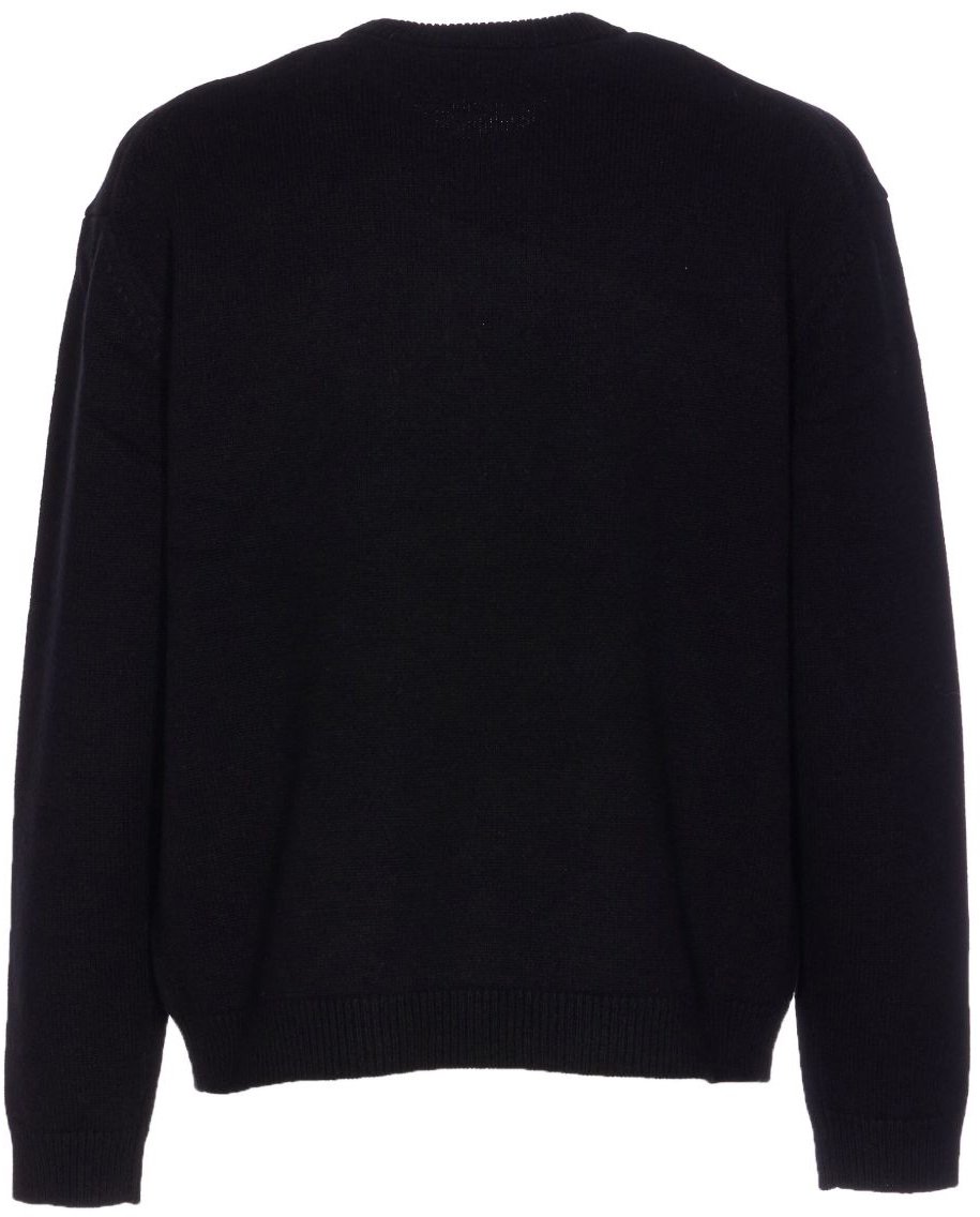 Maison Kitsuné Maison Kitsune' Sweaters Black Zwart
