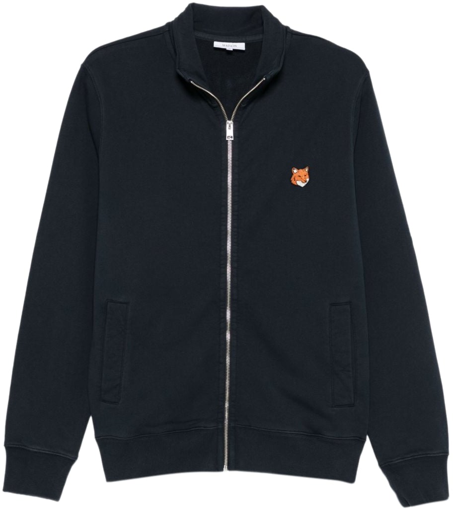 Maison Kitsuné Maison Kitsune' Sweaters Blue Blauw