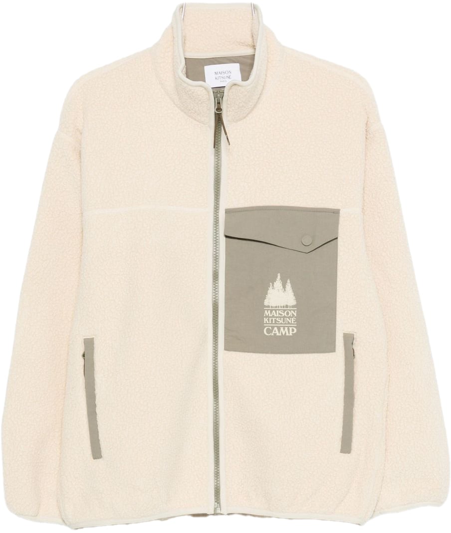 Maison Kitsuné Maison Kitsune' Coats Beige Beige