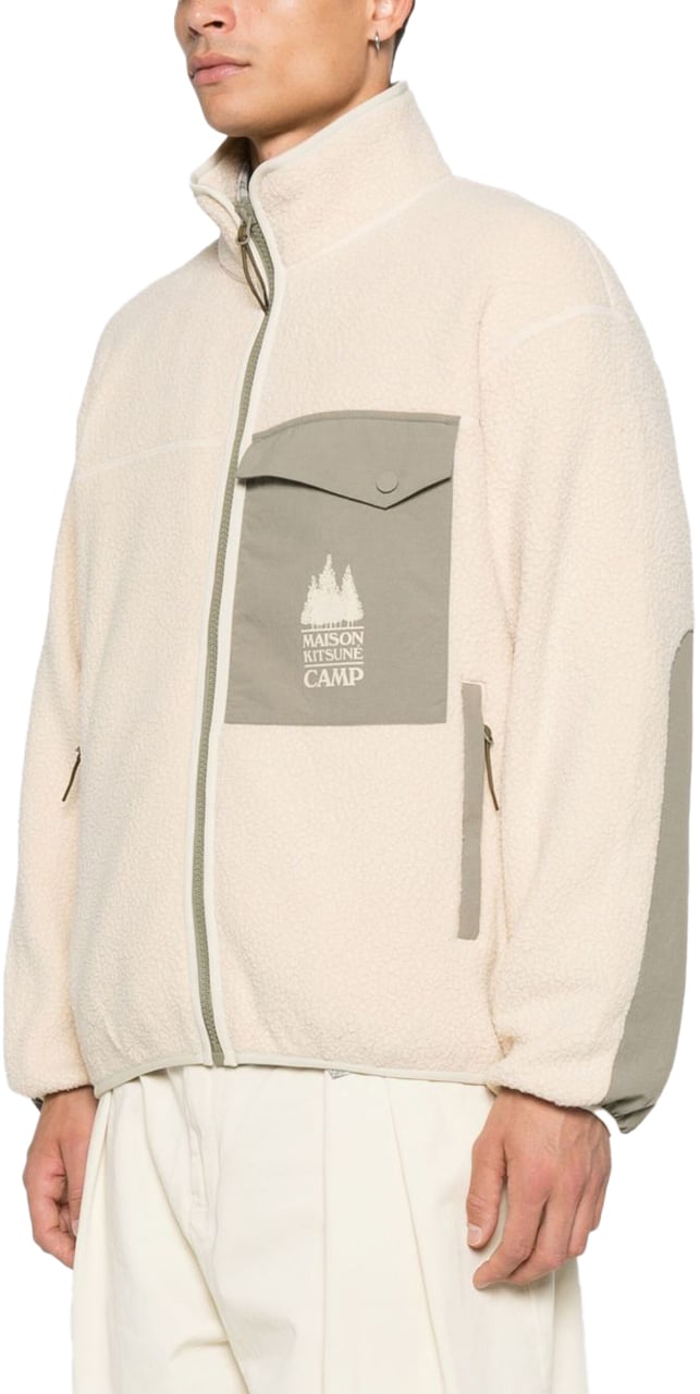 Maison Kitsuné Maison Kitsune' Coats Beige Beige