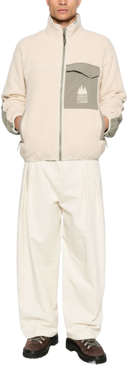 Maison Kitsuné Maison Kitsune' Coats Beige Beige