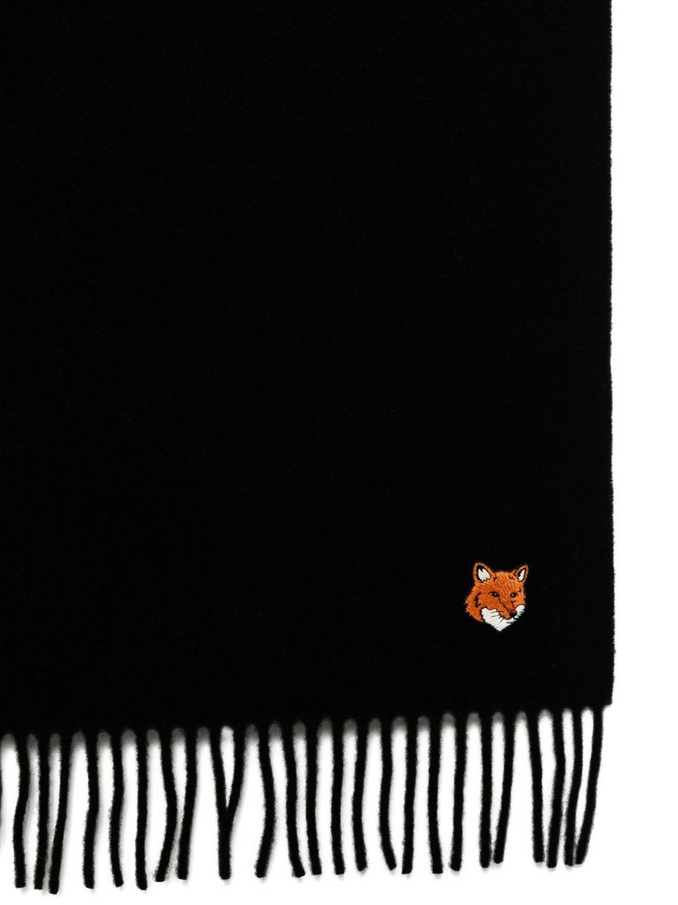 Maison Kitsuné Maison Kitsune' Scarfs Black Zwart