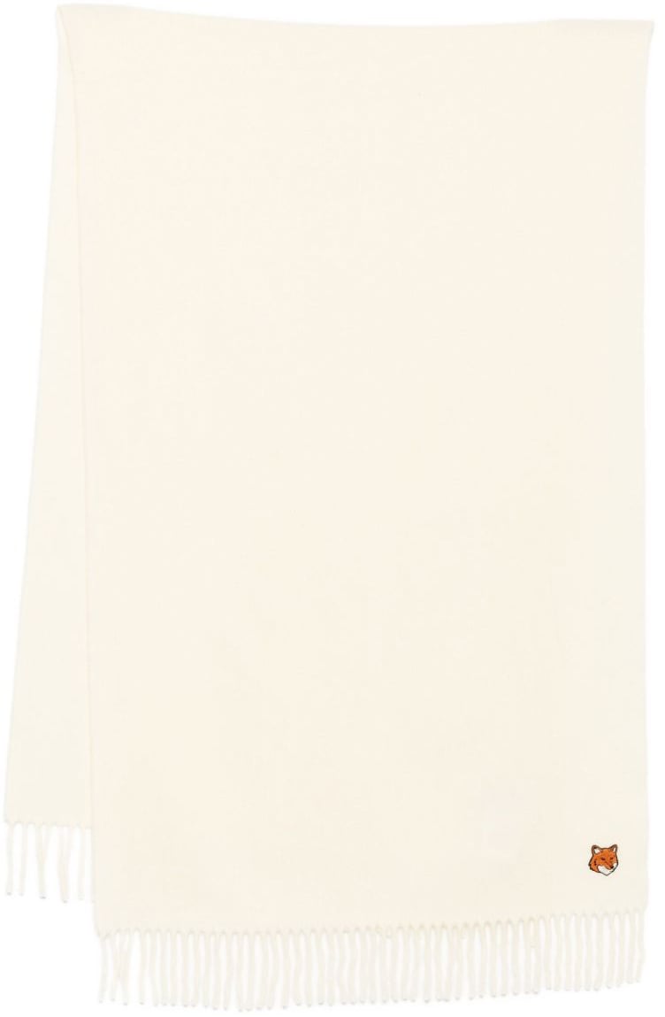 Maison Kitsuné Maison Kitsune' Scarfs White Wit
