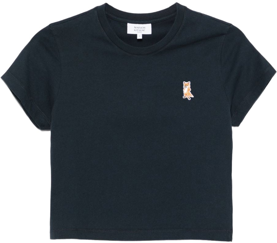 Maison Kitsuné Maison Kitsune' T-Shirts And Polos Blue Blauw