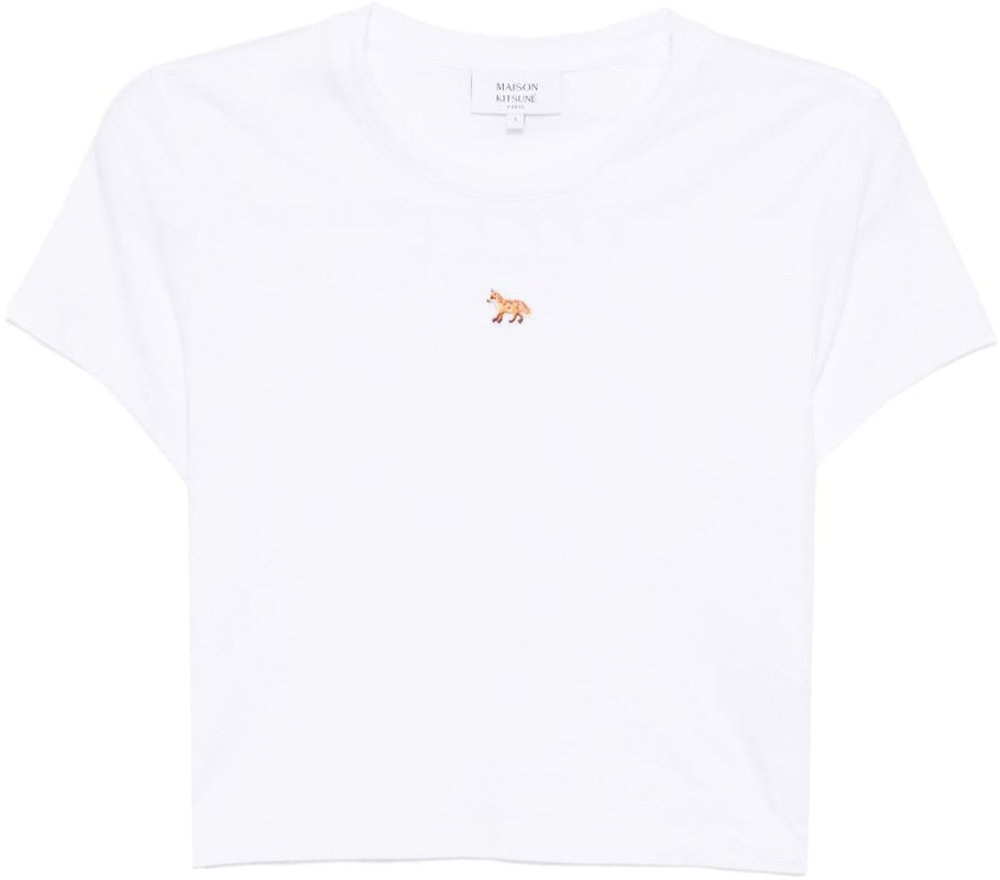 Maison Kitsuné Maison Kitsune' T-Shirts And Polos Bianco Wit
