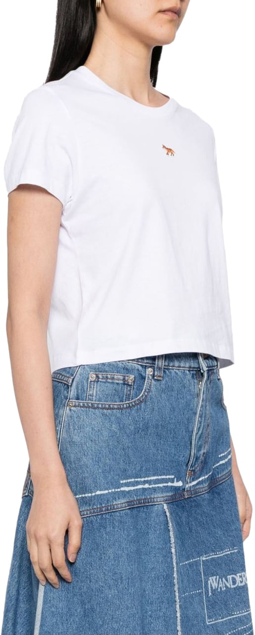 Maison Kitsuné Maison Kitsune' T-Shirts And Polos Bianco Wit