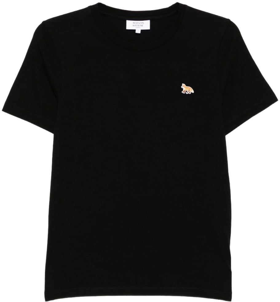 Maison Kitsuné Maison Kitsune' T-Shirts And Polos Black Zwart