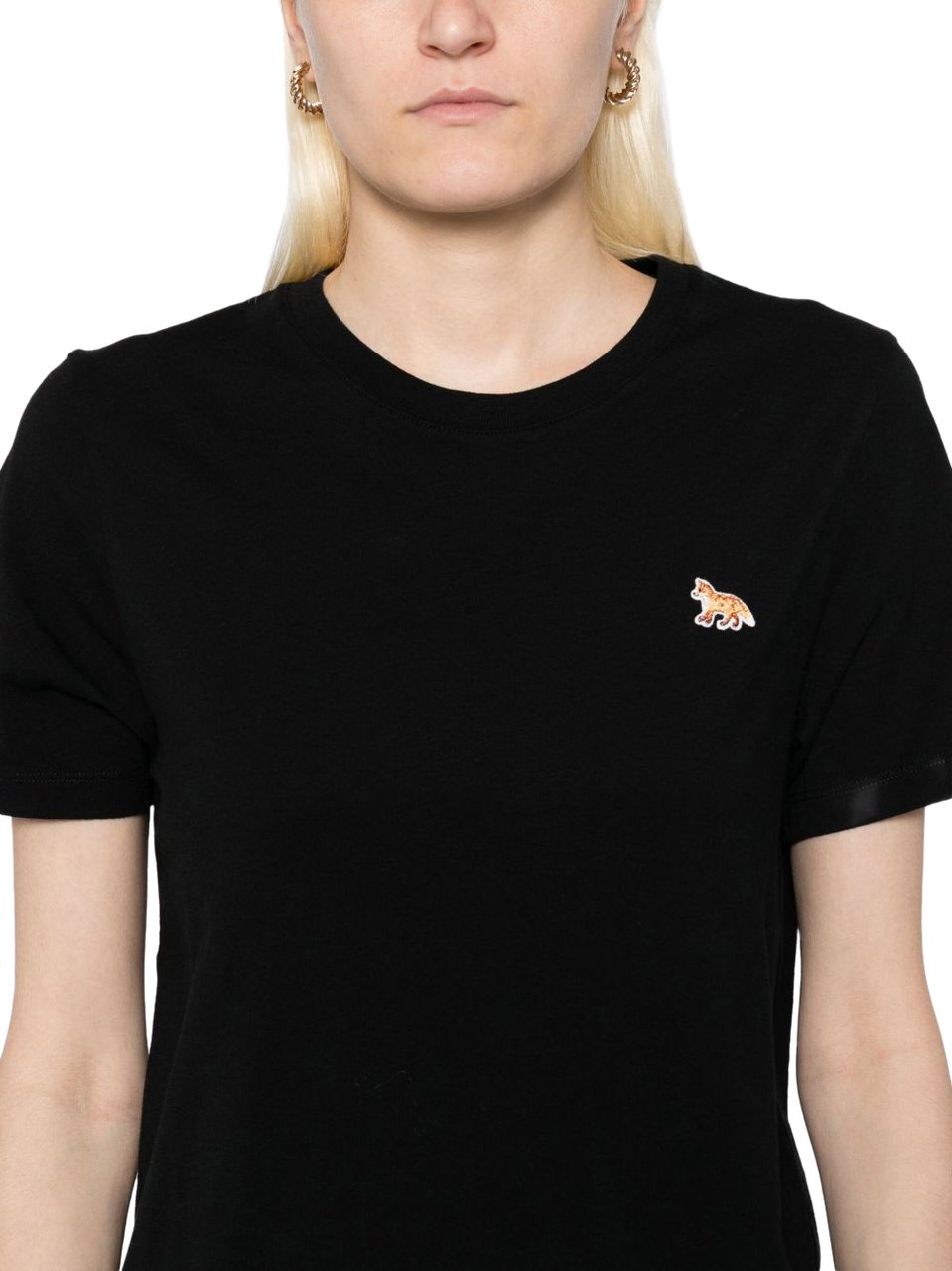 Maison Kitsuné Maison Kitsune' T-Shirts And Polos Black Zwart