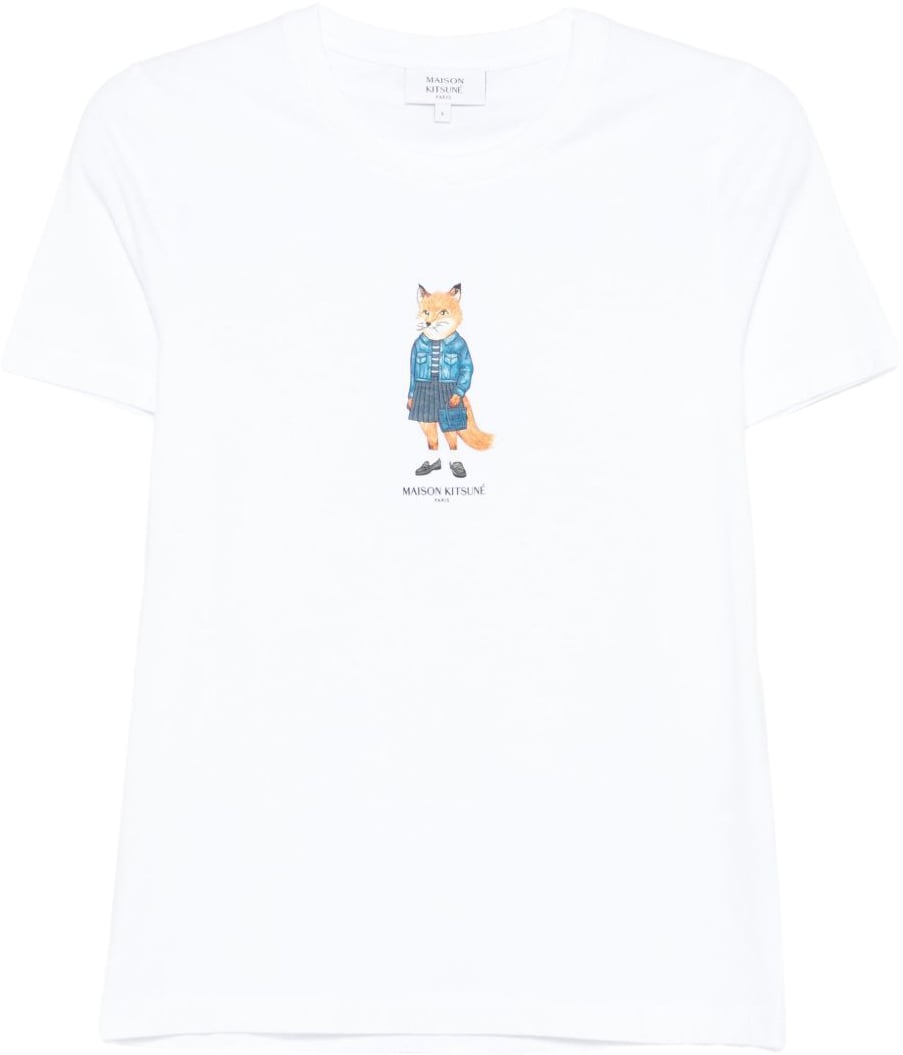 Maison Kitsuné Maison Kitsune' T-Shirts And Polos White Wit