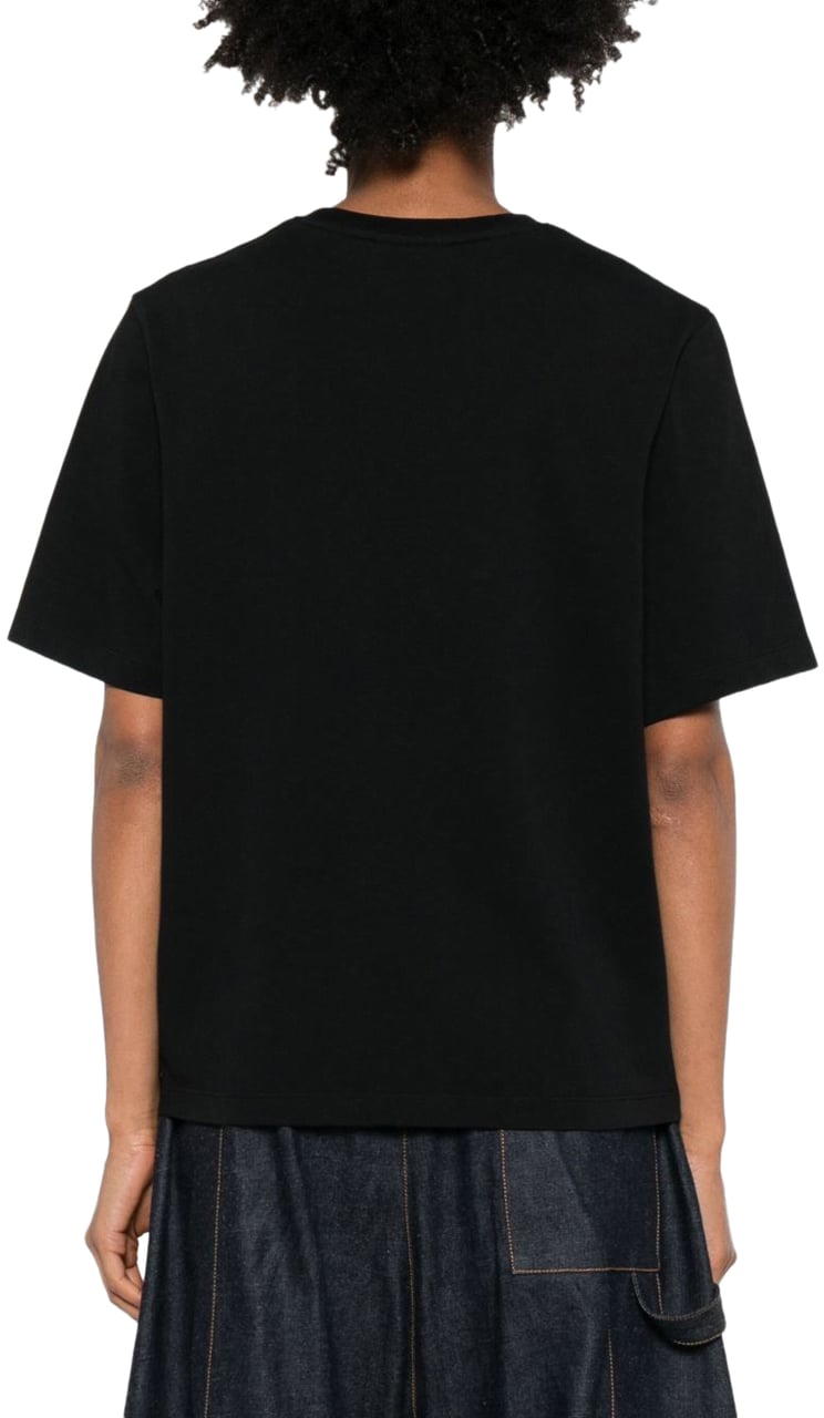 Maison Kitsuné Maison Kitsune' T-Shirts And Polos Black Zwart