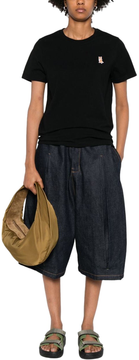 Maison Kitsuné Maison Kitsune' T-Shirts And Polos Black Zwart