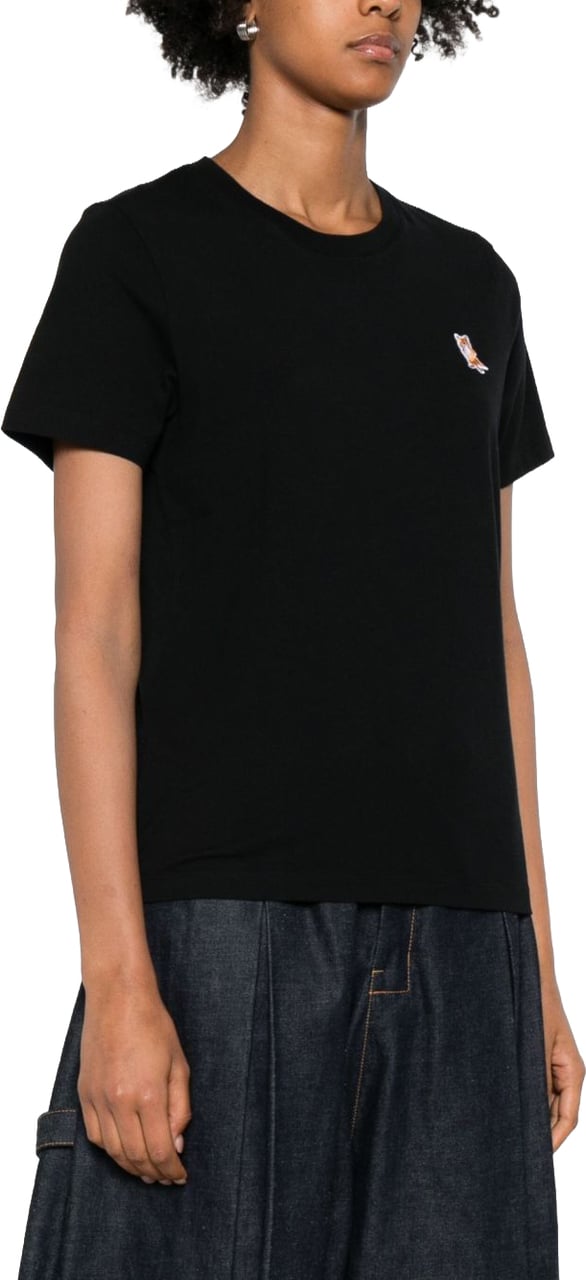 Maison Kitsuné Maison Kitsune' T-Shirts And Polos Black Zwart