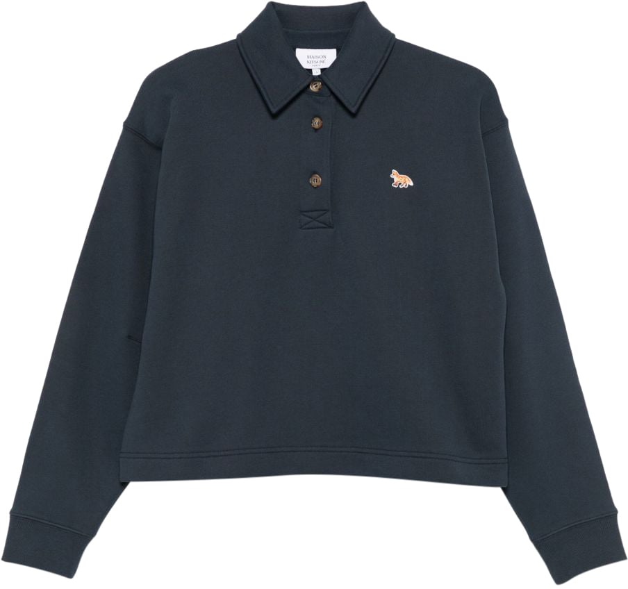 Maison Kitsuné Maison Kitsune' T-Shirts And Polos Blue Blauw