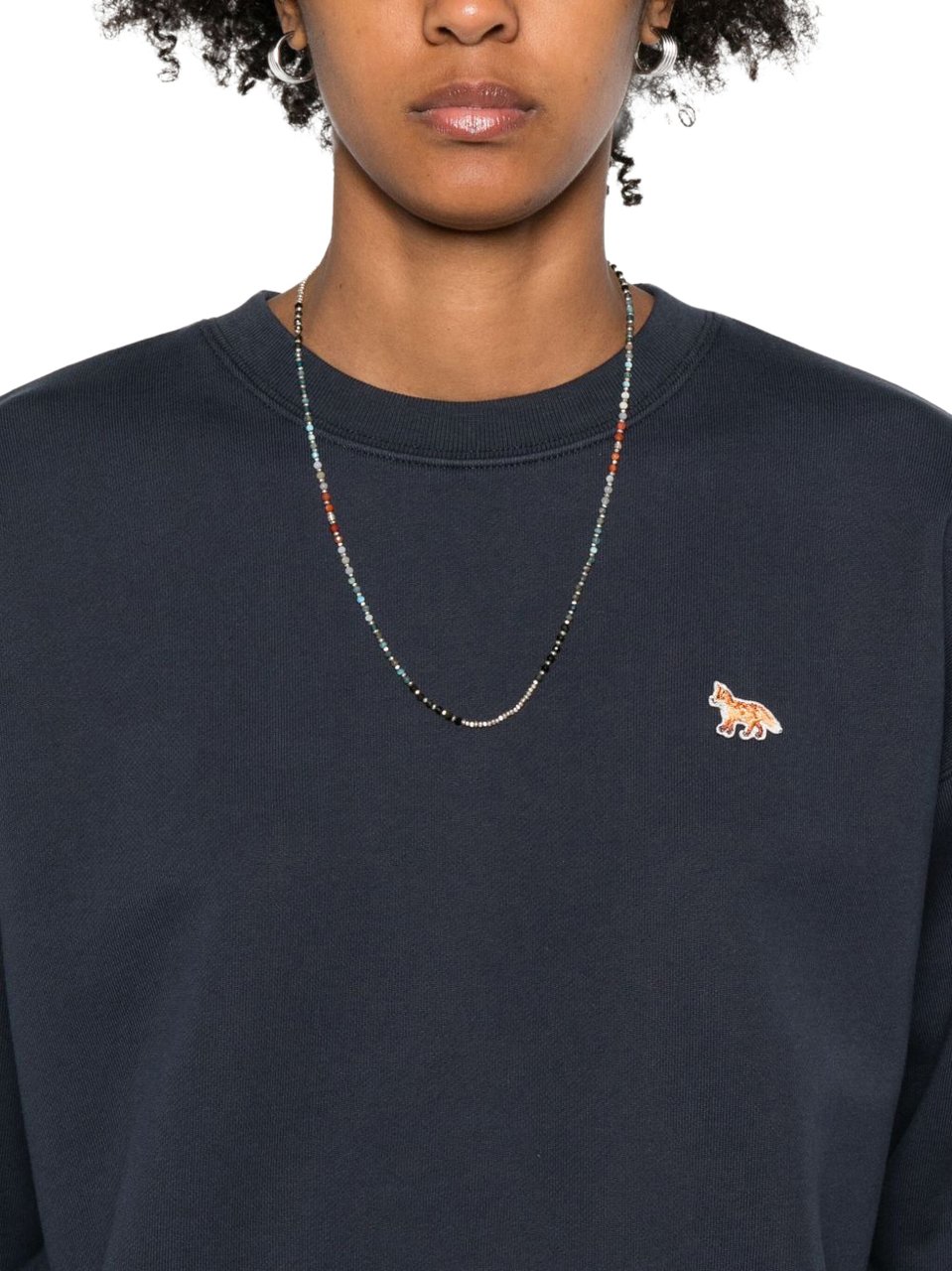 Maison Kitsuné Maison Kitsune' Sweaters Blue Blauw