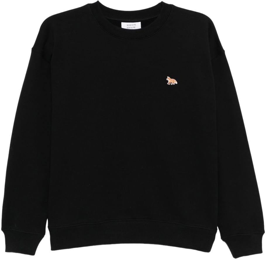 Maison Kitsuné Maison Kitsune' Sweaters Black Zwart