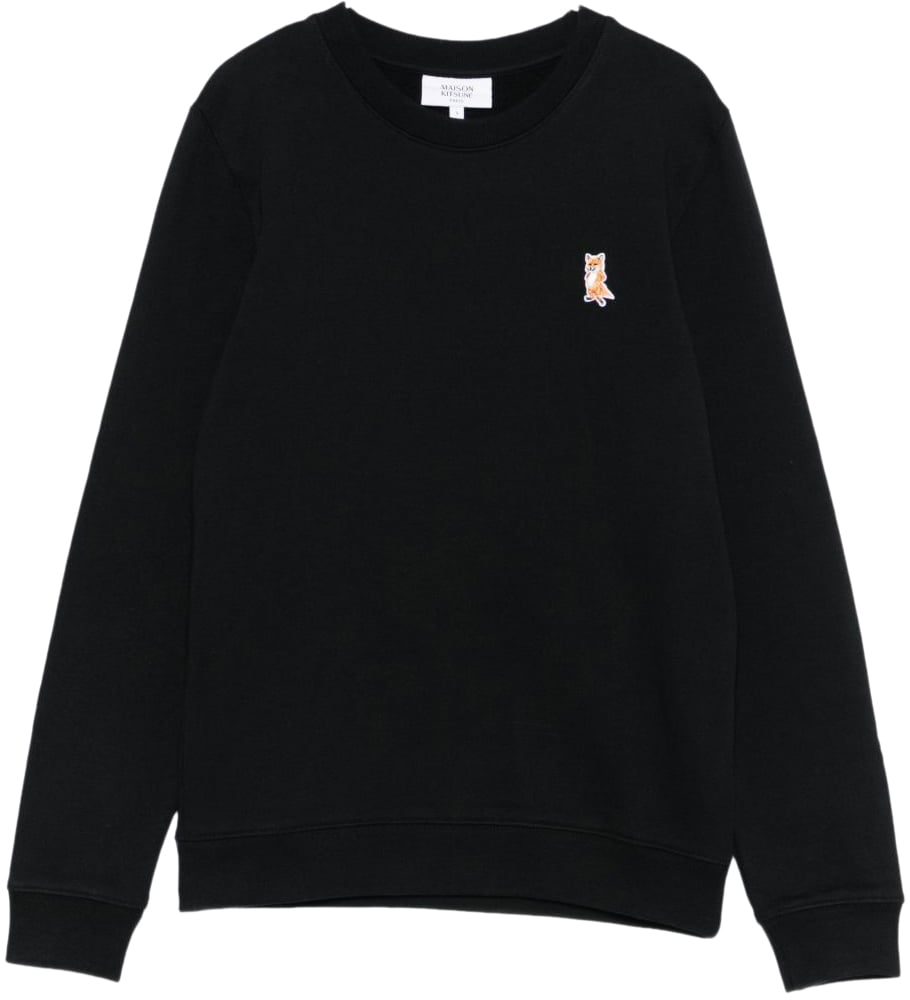 Maison Kitsuné Maison Kitsune' Sweaters Black Zwart