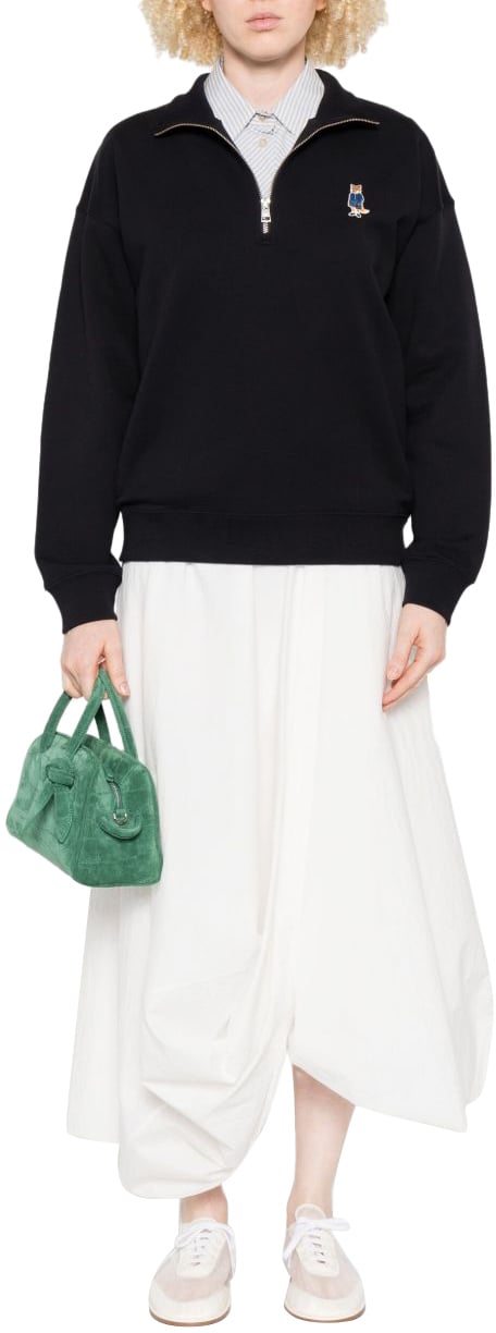 Maison Kitsuné Maison Kitsune' Sweaters Black Zwart