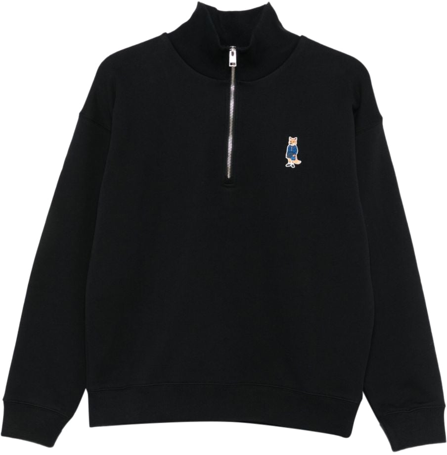 Maison Kitsuné Maison Kitsune' Sweaters Black Zwart